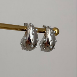 MMH EDELSTAHL OHRRING-MMH STAINLESS STEEL EARRING